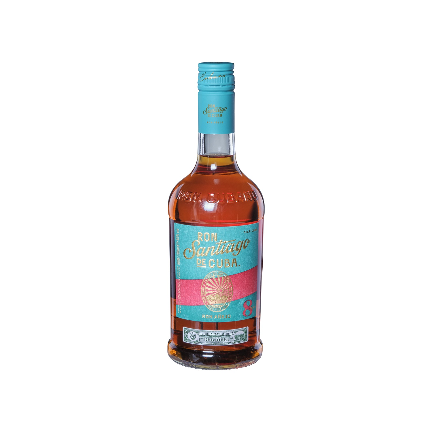 Rhum Santiago de Cuba añejo 8 ans