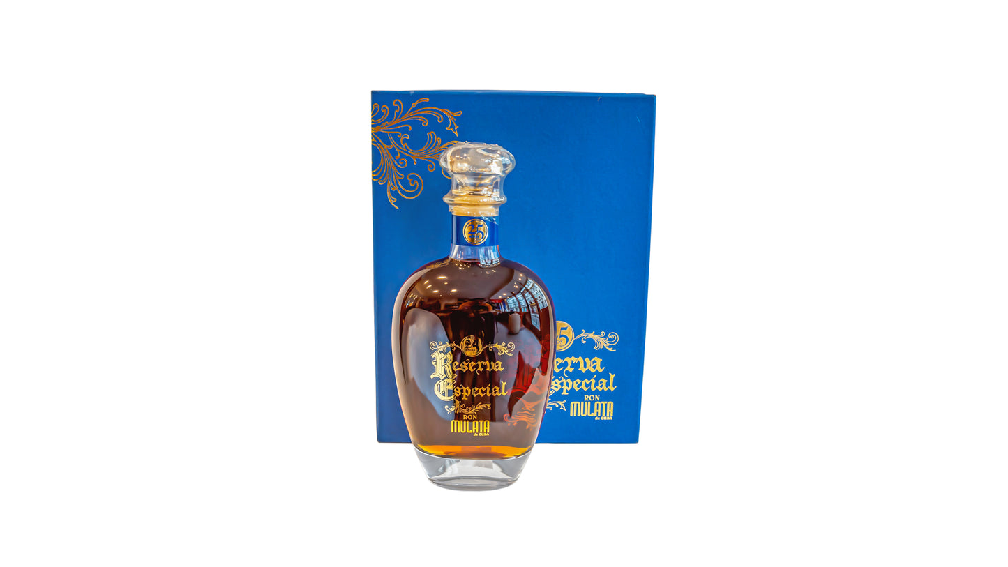 Rhum mulata reserva especial 25 ans