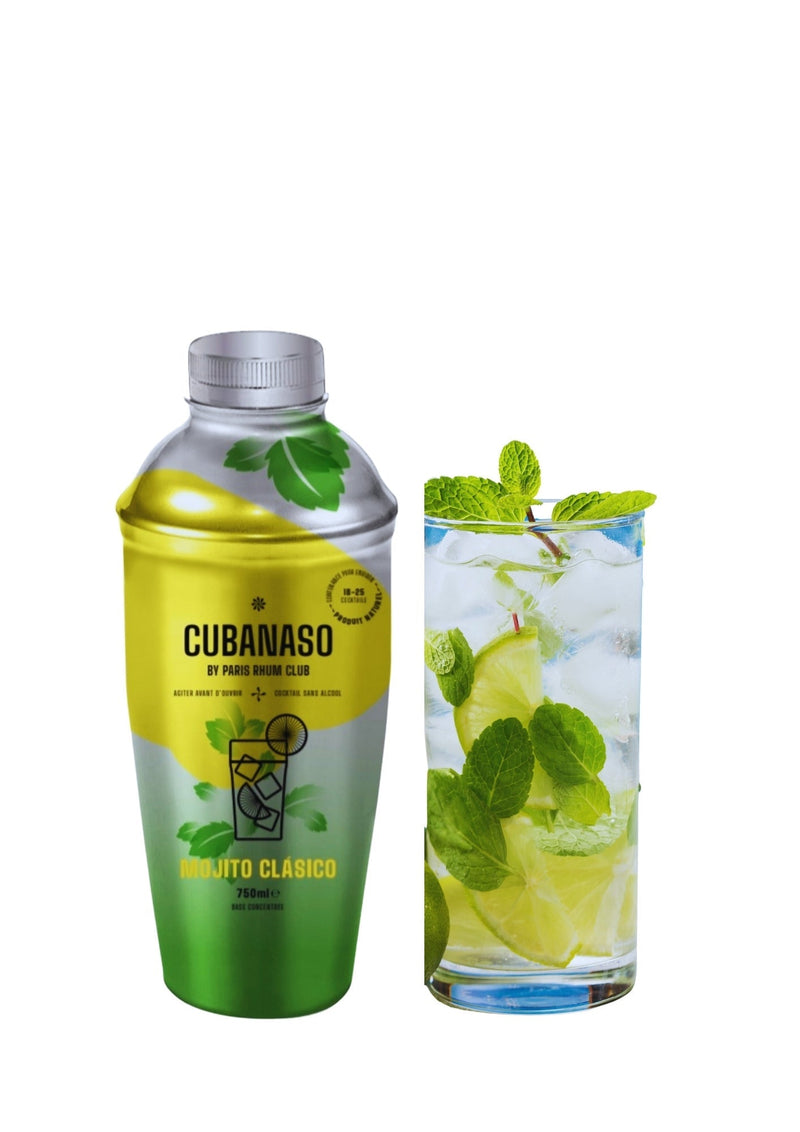 Cocktail cubanaso mojito base concentré sans alcool