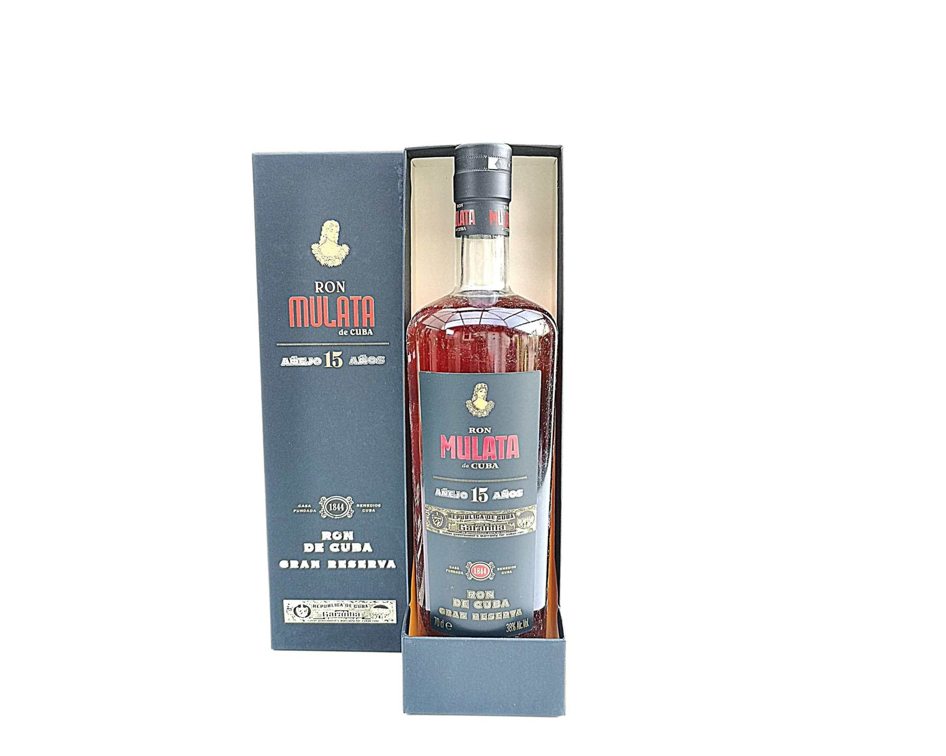 Rhum mulata gran reserve Anejo 15 ans