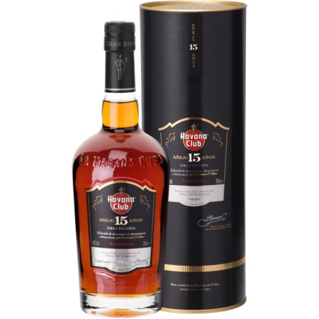 Rhum havana Club Gran reserva Anejo 15 Ans