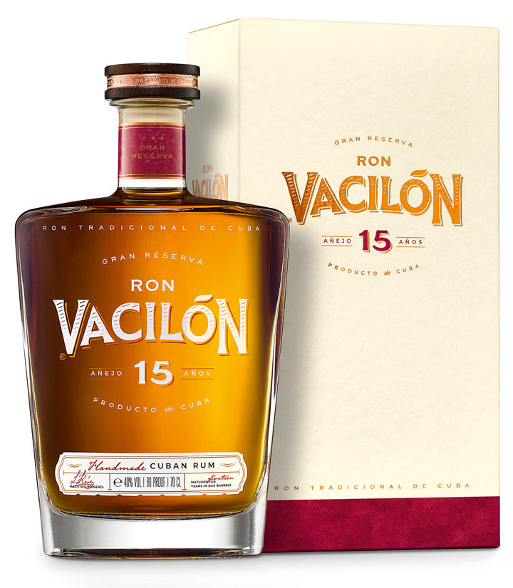 (Rhum vacilon Añejo 15 Ans) (ron vacilon 15 años) (coca 1 cavas)