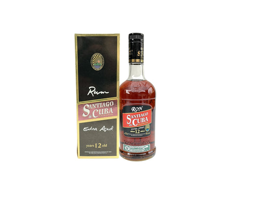 Rhum santiago de Cuba extra añejo 12 ans